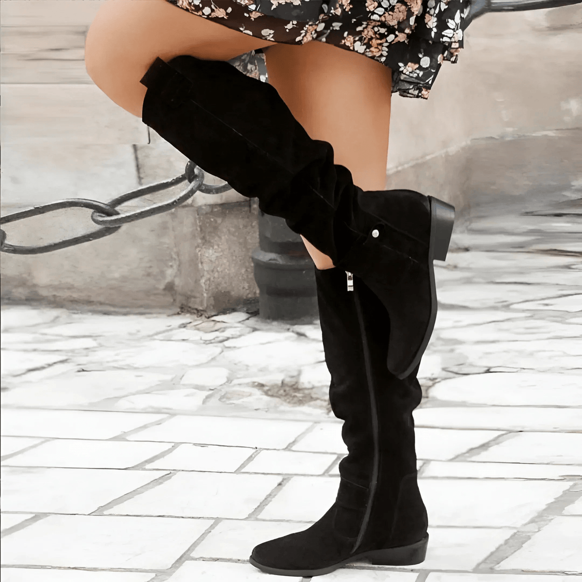 Savannah | Bottes santiags en daim