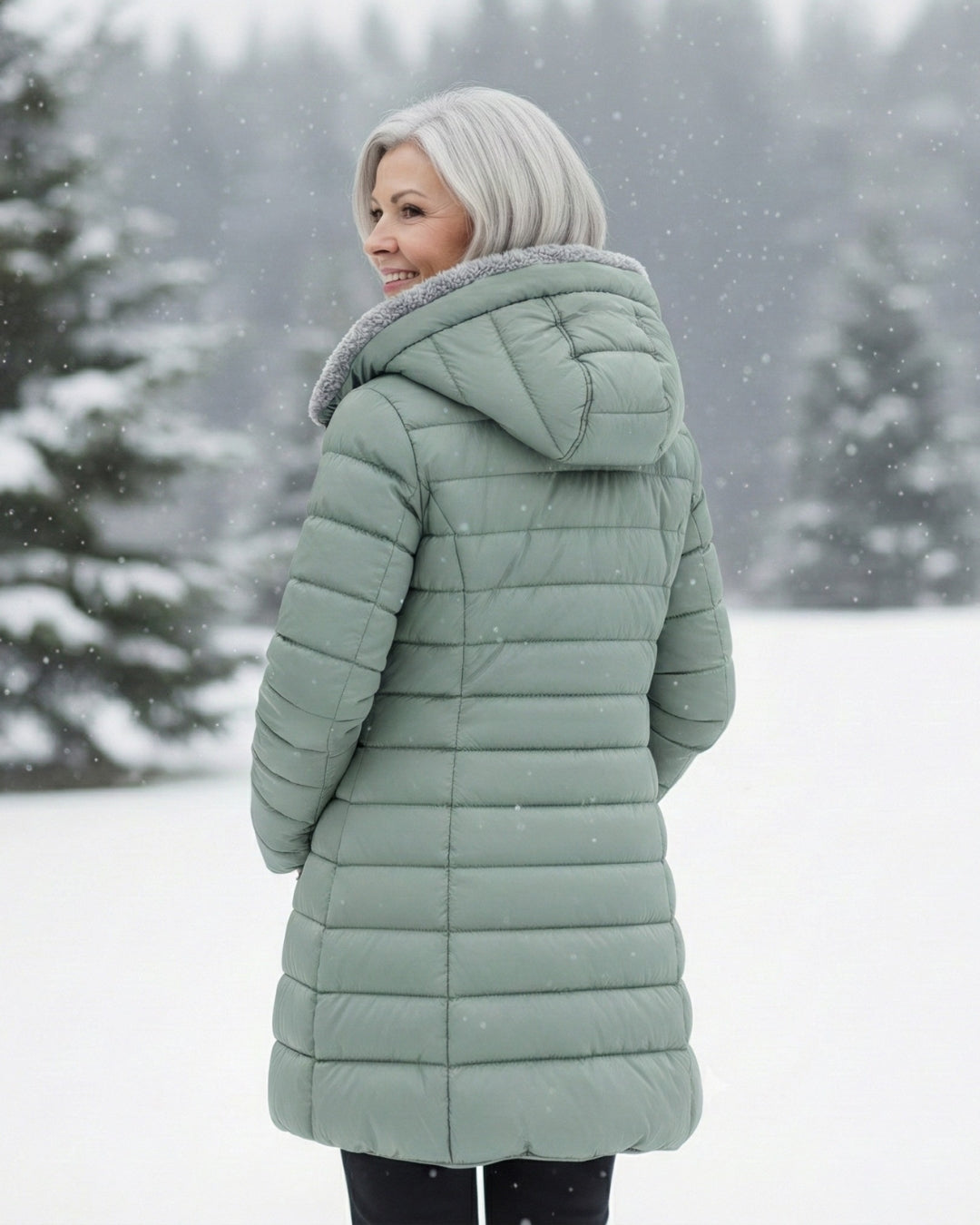 Georgine | Manteau doudoune avec doublure polaire