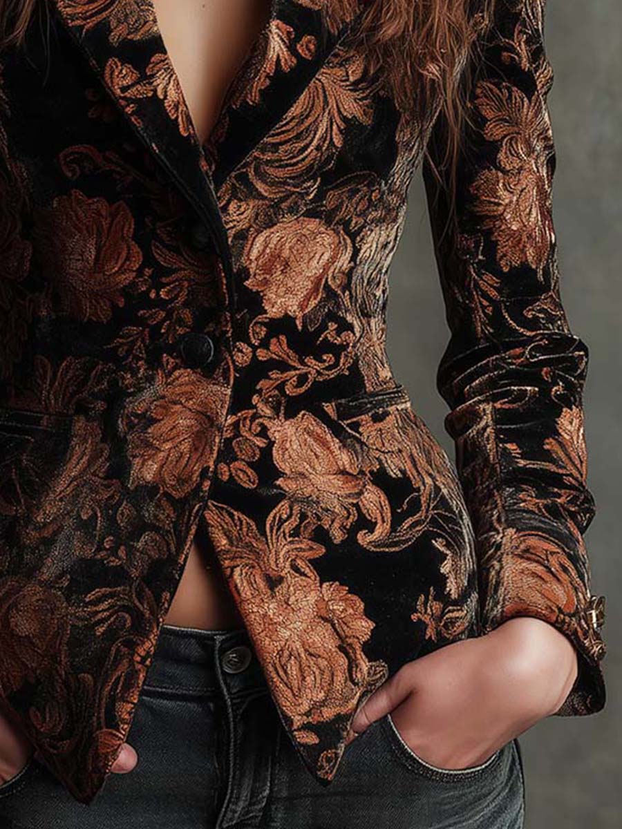 Celeste - Blazer à imprimé floral