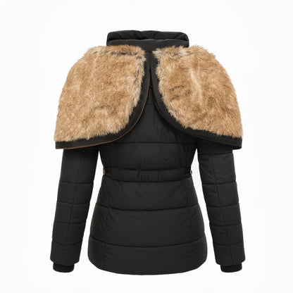 Anna™ | Manteau d’hiver chaud avec doublure effet fourrure