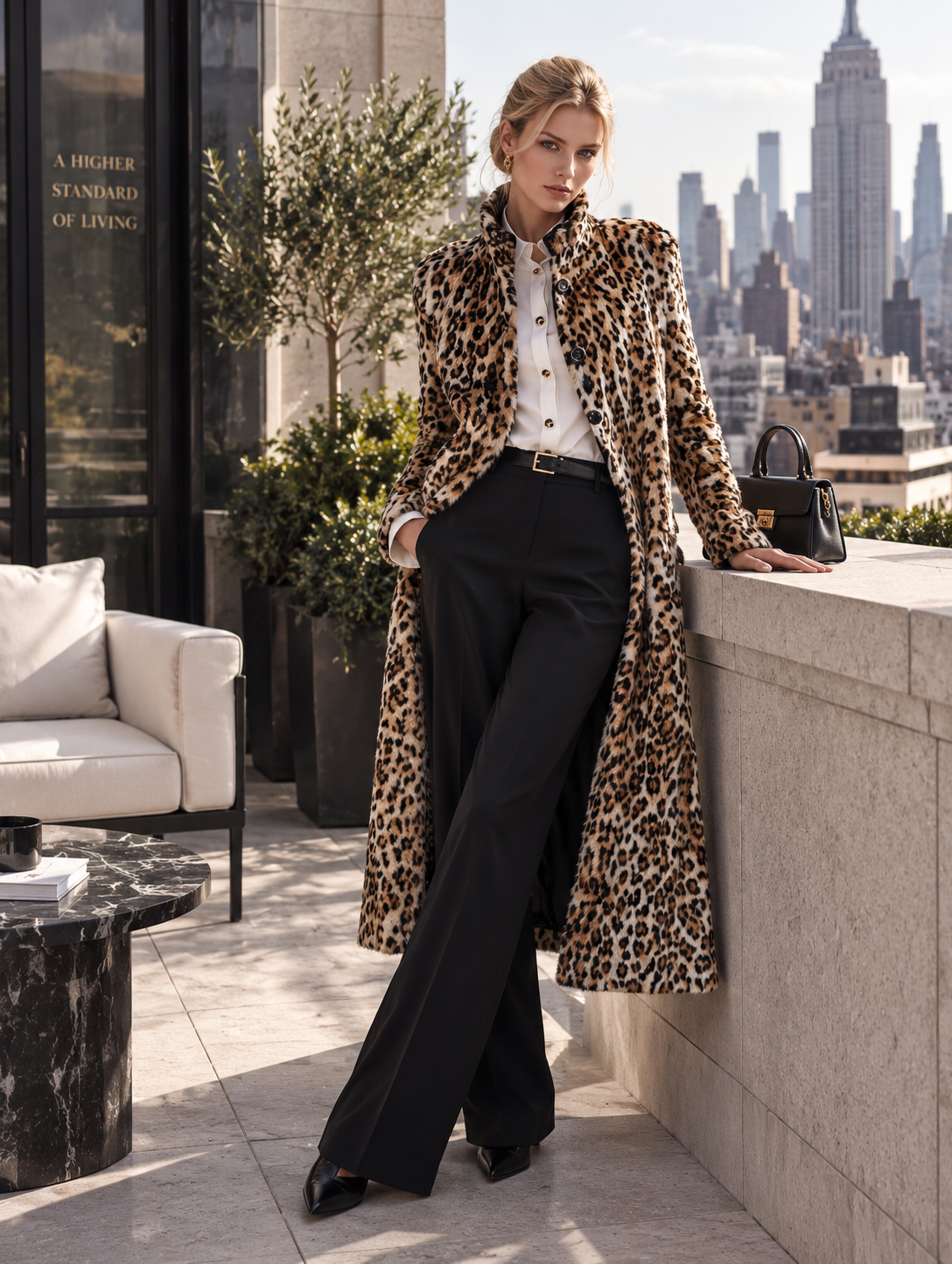 Abrigo leopardo