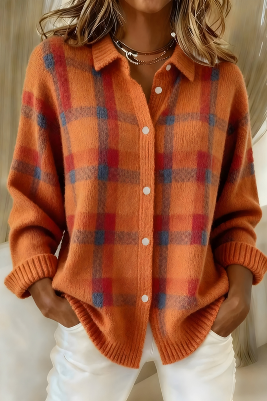Bernadette | Gilet à Carreaux