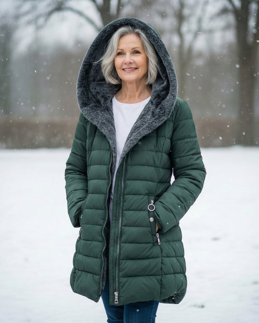 Georgine | Manteau doudoune avec doublure polaire