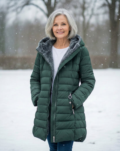 Georgine | Manteau doudoune avec doublure polaire