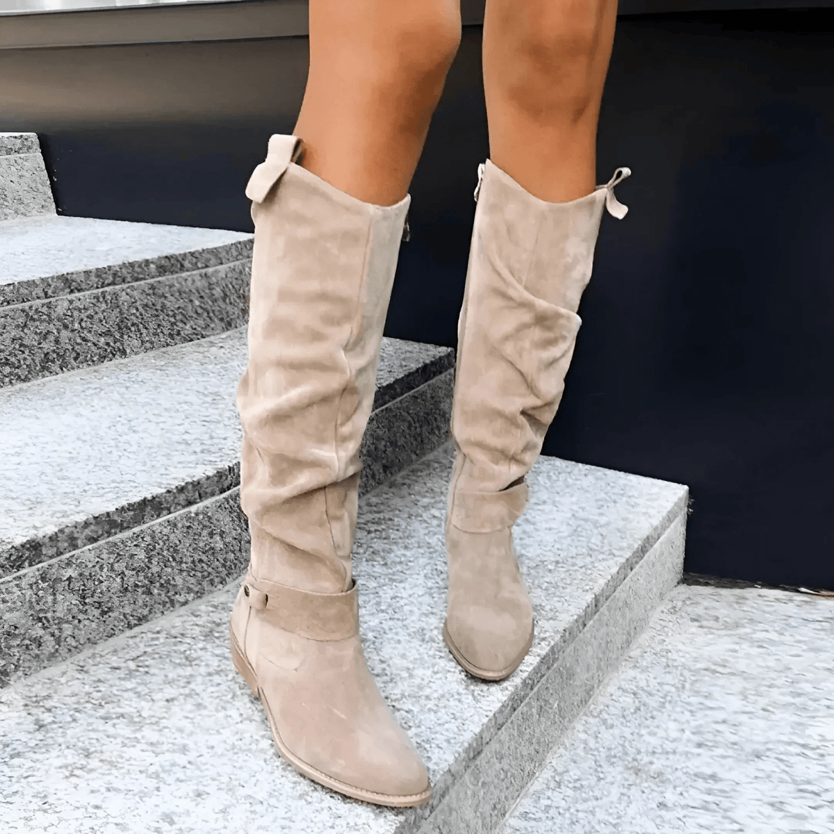 Savannah | Bottes santiags en daim