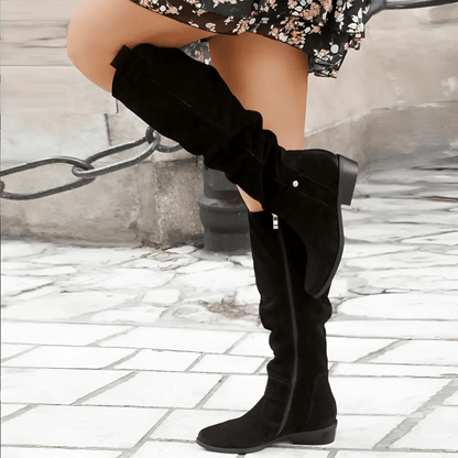 Savannah | Bottes santiags en daim