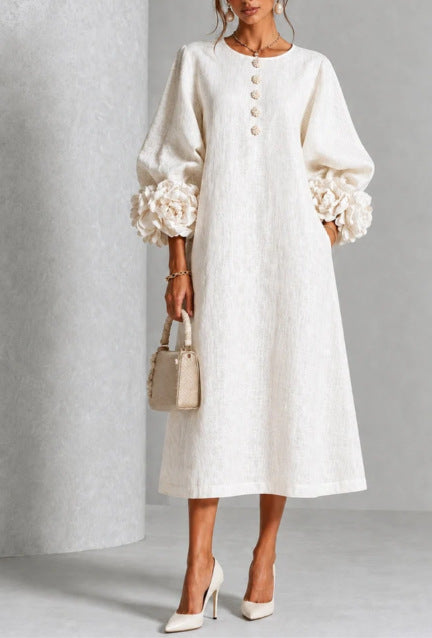 Vestido Midi Floral IVY, vista trasera