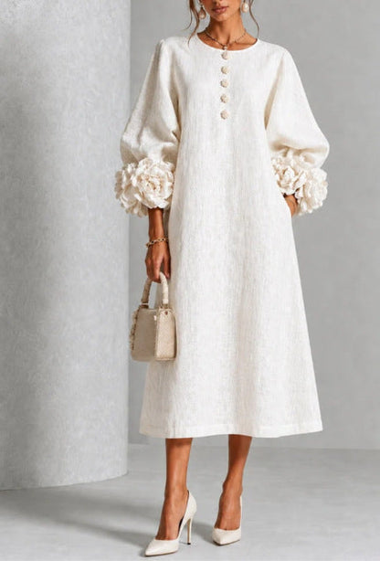 Vestido Midi Floral IVY, vista trasera