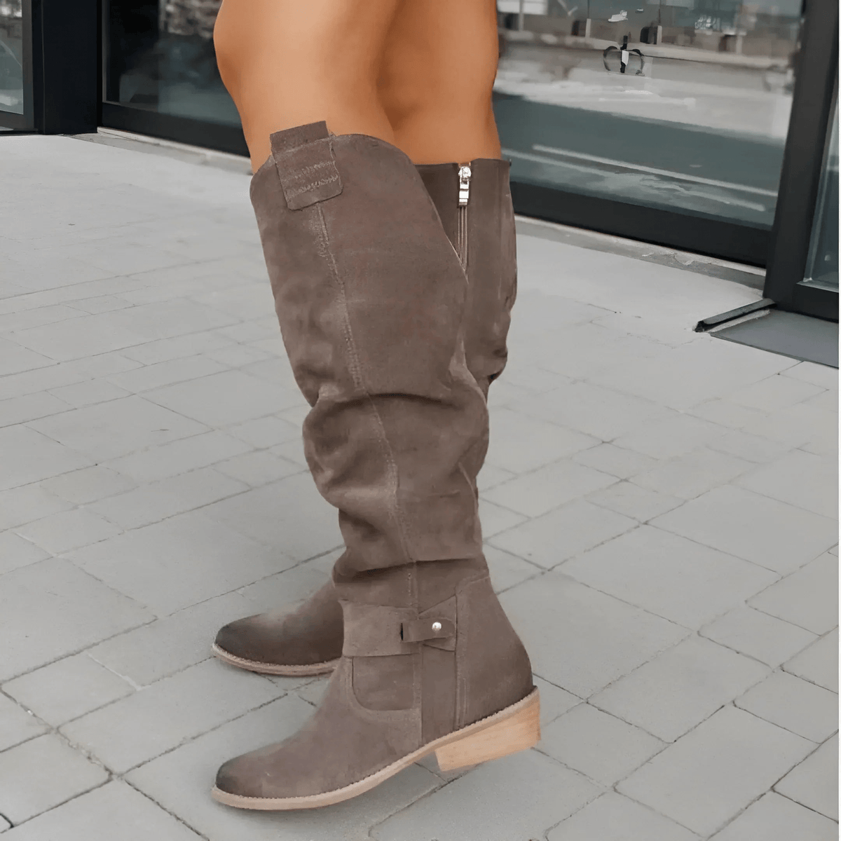 Savannah | Bottes santiags en daim