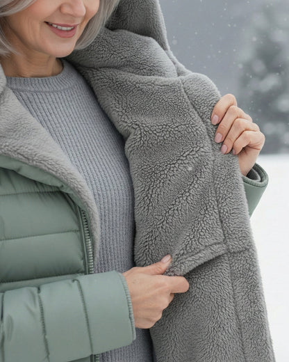 Georgine | Manteau doudoune avec doublure polaire