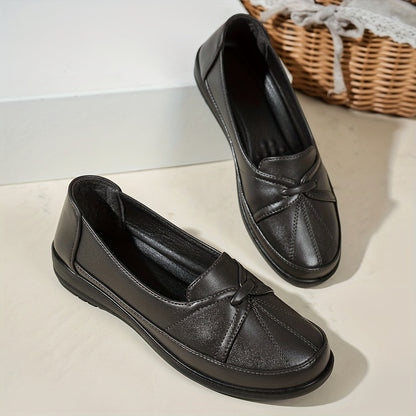 Blandine | Mocassins confort à détail nœud
