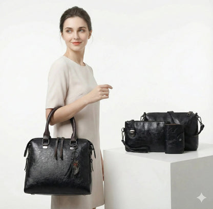SET PREMIUM - SAC + PORTEFEUILLE + POCHETTE + TROUSSE OFFERTE