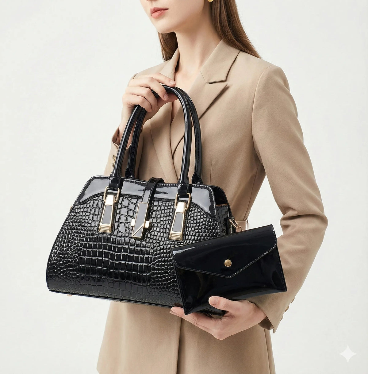 ENSEMBLE SAC À MAIN ET PORTEFEUILLE - VIAN