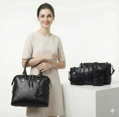SET PREMIUM - SAC + PORTEFEUILLE + POCHETTE + TROUSSE OFFERTE