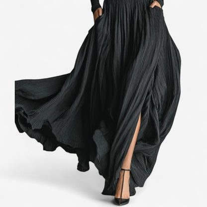 Rachel | Robe Maxi à Taille Haute