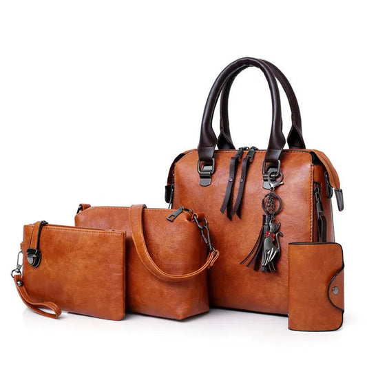 SET PREMIUM - BOLSO + CARTERA + POCHETTE + NECESER DE REGALO