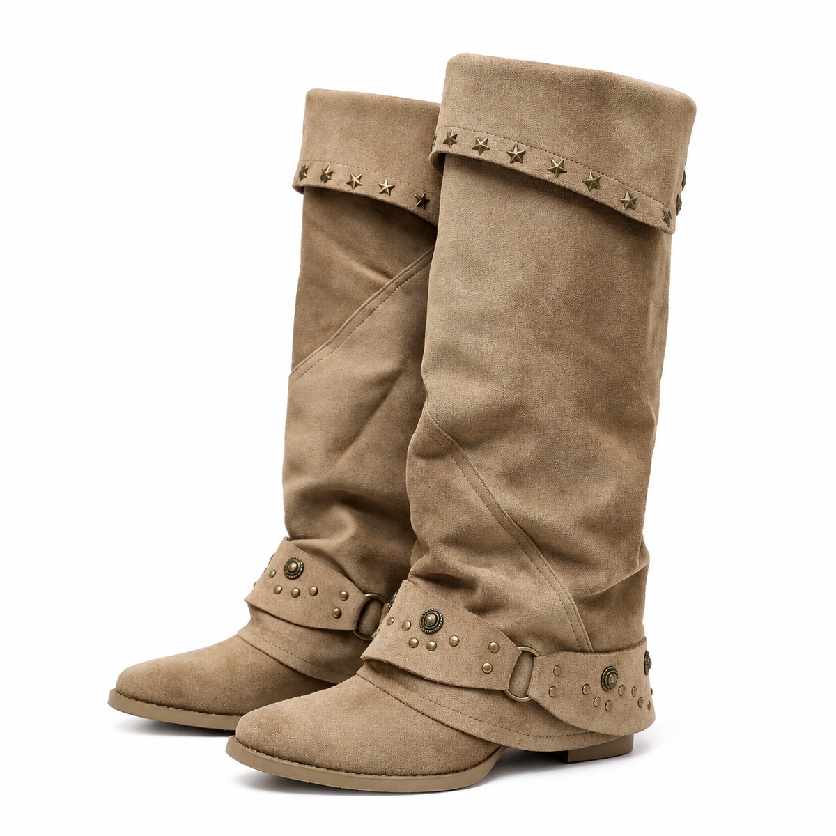Fanny | Bottes slouchy à revers