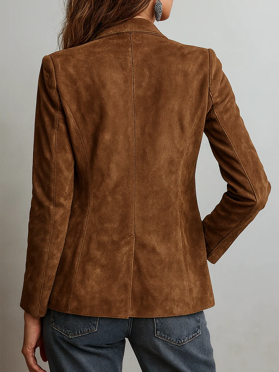 Cristina - Blazer vintage marron