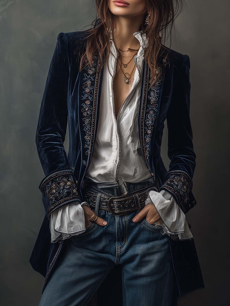 Ottavia - Veste élégante en velours
