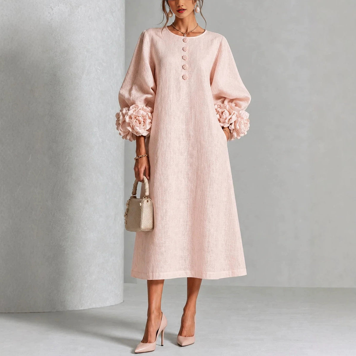Vestido Midi Floral IVY, vista frontal