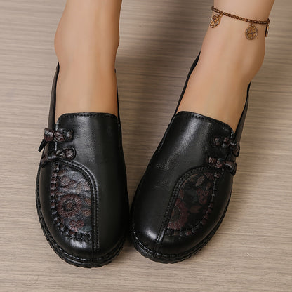 Charlotte | Mocassins confort à détail floral