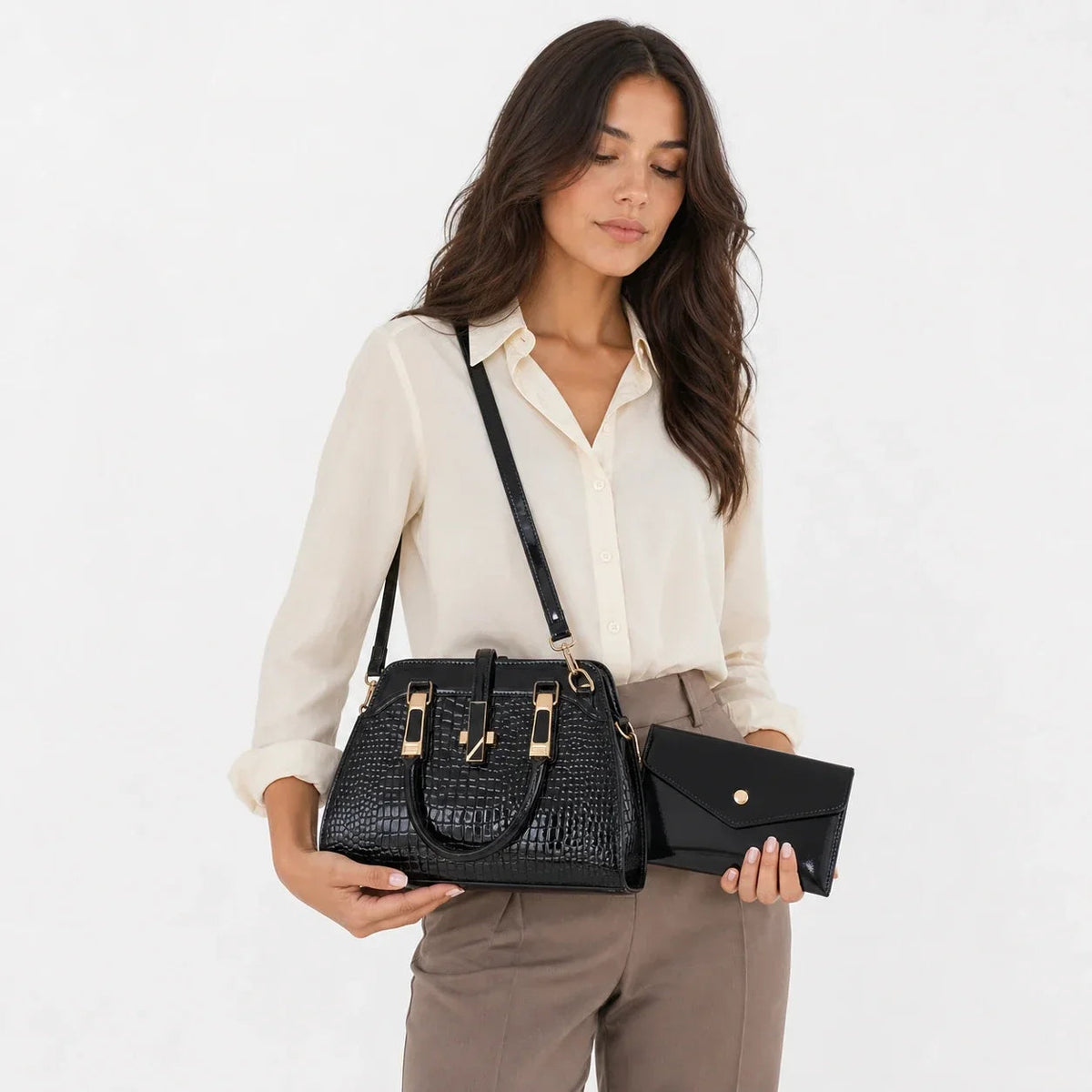 ENSEMBLE SAC À MAIN ET PORTEFEUILLE - VIAN