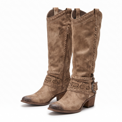 Solène | Bottes western slouchy