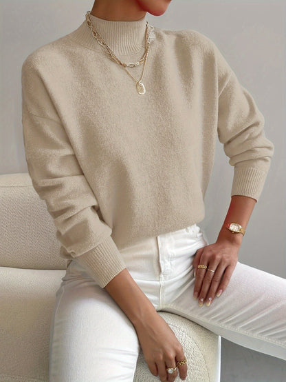 Christiane | Pull Doux à Col Roulé