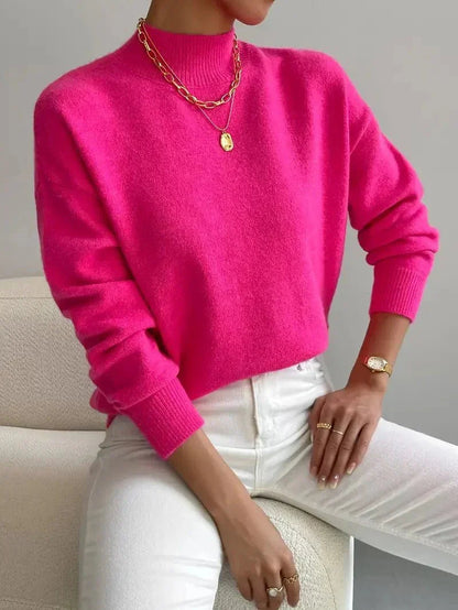 Christiane | Pull Doux à Col Roulé